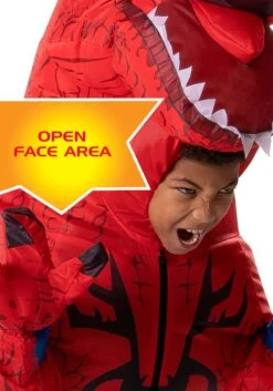 JAZWARES Inflatable Spider-Rex Costume For Kids -Holiday Clothing Promotion Store kids inflatable spider rex costume alt 2