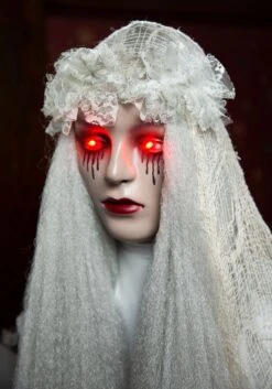 Life-Size Venetian Victoria Standing Ghost Girl Halloween Decoration 10 Life-Size Venetian Victoria Standing Ghost Girl Halloween Decoration -Holiday Clothing Promotion Store life size venetian victoria standing ghost girl w alt 2