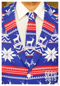 OppoSuits Ugly Christmas Sweater Suit Costume For Men -Holiday Clothing Promotion Store mens christmas sweater suit image4