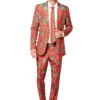 Men's Red Christmas Trees Suitmeister Suit -Holiday Clothing Promotion Store mens christmas trees suitmiester suit