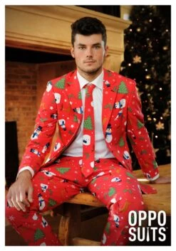 Men's OppoSuits Red Christmas Costume Suit 8 Men's OppoSuits Red Christmas Costume Suit -Holiday Clothing Promotion Store mens opposuits red christmas suit3