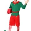 Men's Plus Size Santa's Helper Costume -Holiday Clothing Promotion Store mens plus size santas helper costume