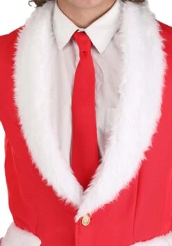 Red Holiday Santa Suit For Men 8 Red Holiday Santa Suit For Men -Holiday Clothing Promotion Store mens red holiday santa suit alt 2