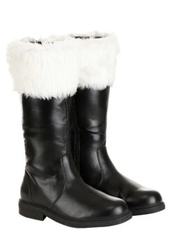 Santa Claus Boots For Men -Holiday Clothing Promotion Store mens santa claus boots alt 5 1