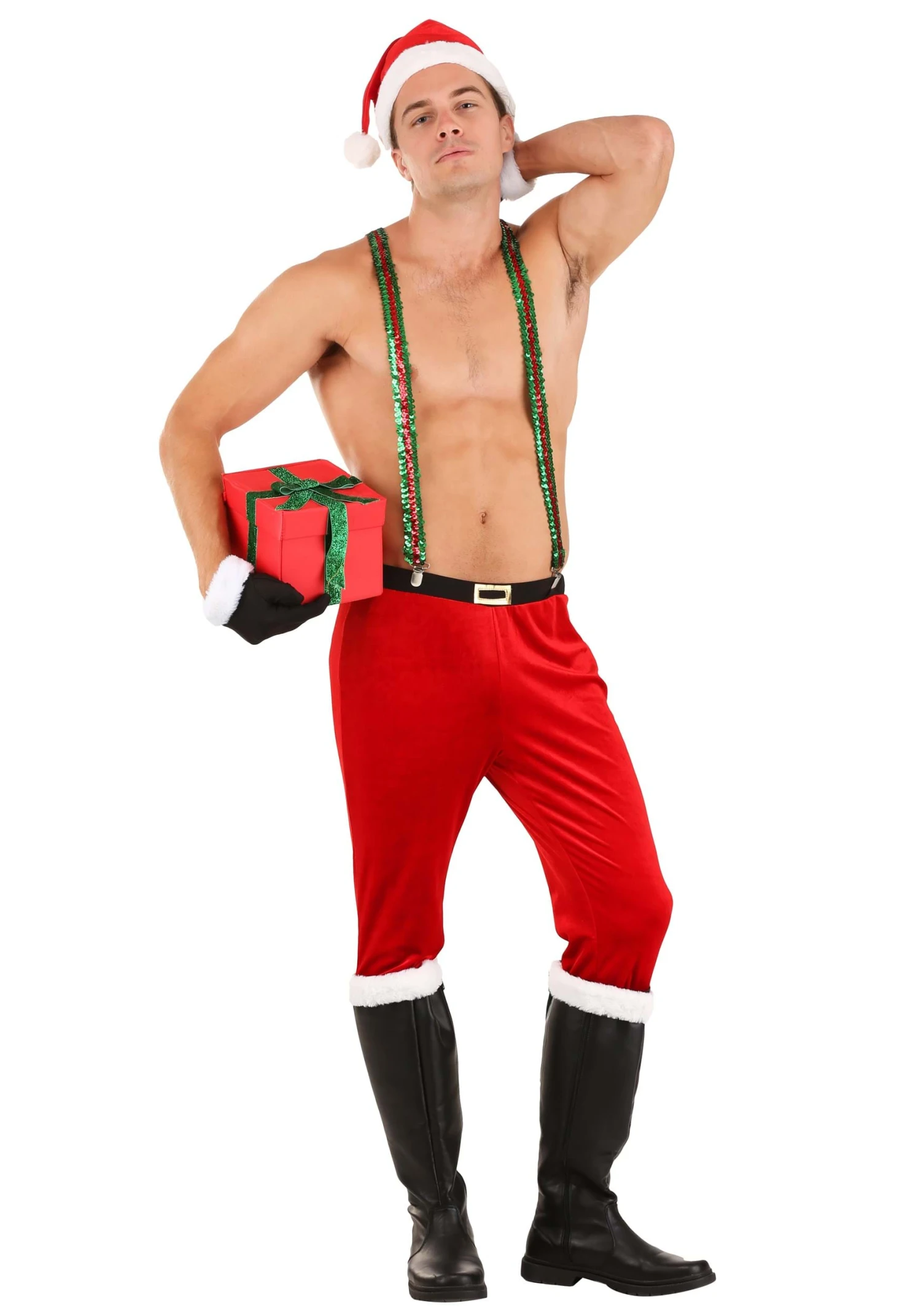 Men's Costume-Sexy Santa Claus 5 Men's Costume-Sexy Santa Claus - Image 3