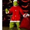 The Grinch Men's Deluxe Santa Jumpsuit With Mask Costume 2 The Grinch Men's Deluxe Santa Jumpsuit With Mask Costume -Holiday Clothing Promotion Store mens the grinch santa jumpsuit with mask costume update