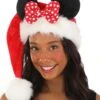 Disney Minnie Mouse Santa Holiday Cap 2 Disney Minnie Mouse Santa Holiday Cap -Holiday Clothing Promotion Store minnie santa cap