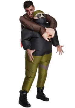 Pick Me Up Zombie Hunter Inflatable Costume For Adults