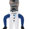 Smiffys Snowman Piggyback Costume 1 Smiffys Snowman Piggyback Costume -Holiday Clothing Promotion Store piggyback snowman costume