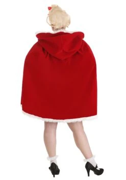 Women's Plus Size Dr. Seuss Cindy Lou Who Costume Dress -Holiday Clothing Promotion Store plus size christmas girl costume alt 4