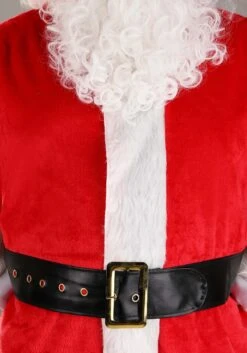 Plus Size Deluxe Red Santa Claus Costume For Men -Holiday Clothing Promotion Store plus size deluxe red santa claus costume alt 2