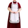 Women's Plus Size Holiday Mrs. Claus Costume Dress -Holiday Clothing Promotion Store plus size holiday costume mrs claus