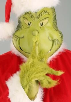 Plus Size Grinch Costume -Holiday Clothing Promotion Store plus size santa grinch costume alt 3