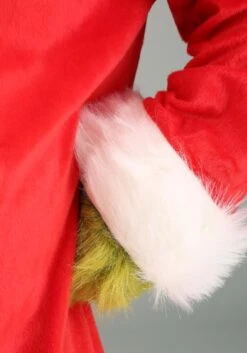 Plus Size Grinch Costume -Holiday Clothing Promotion Store plus size santa grinch costume alt 4