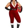 Plus Size Sexy Santa Bodysuit Costume For Women -Holiday Clothing Promotion Store plus size womens sexy santa bodysuit