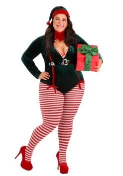 Women's Plus Size Sexy Santa Elf Costume