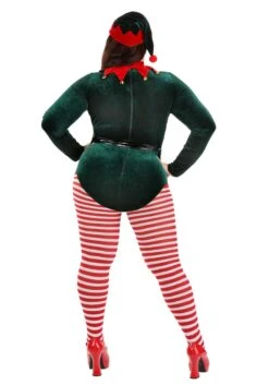 Women's Plus Size Sexy Santa Elf Costume 11 Women's Plus Size Sexy Santa Elf Costume -Holiday Clothing Promotion Store plus size womens sexy santa elf costume alt 2