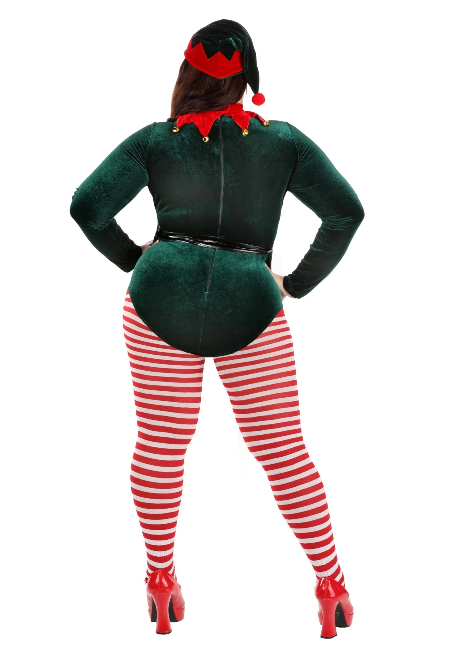 Women's Plus Size Sexy Santa Elf Costume 5 Women's Plus Size Sexy Santa Elf Costume - Image 3
