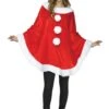 Fun World Plush Santa Claus Costume Poncho -Holiday Clothing Promotion Store plush santa poncho