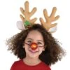 AMSCAN Reindeer Nose & Antlers Costume Accessory Kit -Holiday Clothing Promotion Store reindeer nose and antlers kit