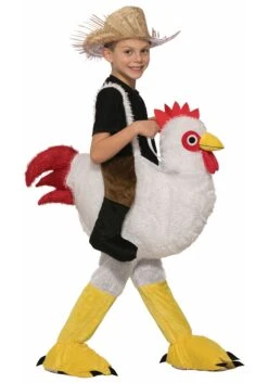 Ride A Chicken Costume For Kids