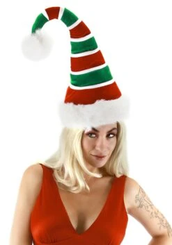 Adult Soft Ridged Santa Hat