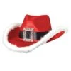 AMSCAN Santa Cowboy Hat For Adults 2 AMSCAN Santa Cowboy Hat For Adults -Holiday Clothing Promotion Store santa cowboy hat