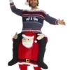 Santa Piggyback Costume For Adults