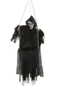Sitting Reaper Hanging Halloween Decoration -Holiday Clothing Promotion Store sitting reaper alt 4