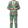 Suitmeister Christmas Green Nordic Suit For Boys -Holiday Clothing Promotion Store suitmeister boys christmas green nordic suit
