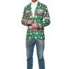 Suitmeister Christmas Green Nordic Men's Blazer -Holiday Clothing Promotion Store suitmeister christmas green nordic mens blazer