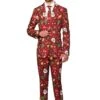 Red Light Up Christmas Suitmeister Men's Suit -Holiday Clothing Promotion Store suitmeister christmas red light up mens suit