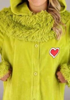 The Grinch Jumpsuit Costume For Adults -Holiday Clothing Promotion Store the grinch jumpsuit costume adult alt 2