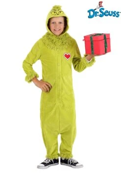 The Grinch Jumpsuit Costume For Kids