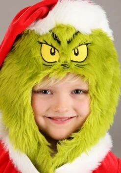 Grinch Santa Claus Costume For Toddlers -Holiday Clothing Promotion Store toddler grinch santa claus costume alt 1