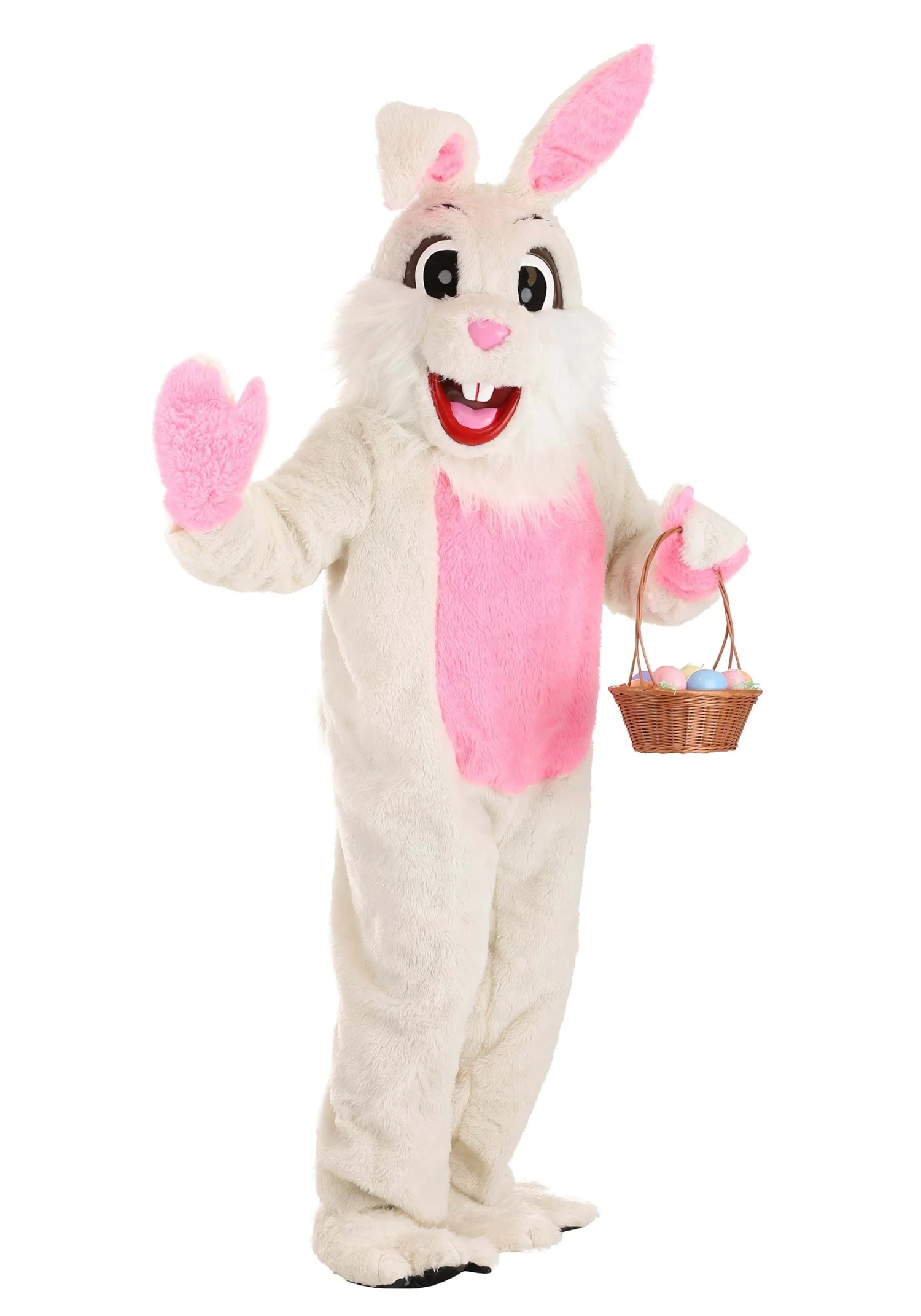 Adult Easter Bunny Mascot Costume 3 Adult Easter Bunny Mascot Costume - Image 2