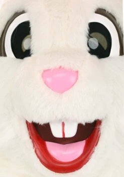 Adult Easter Bunny Mascot Costume 10 Adult Easter Bunny Mascot Costume -Holiday Clothing Promotion Store white easter bunny mascot costume alt 4