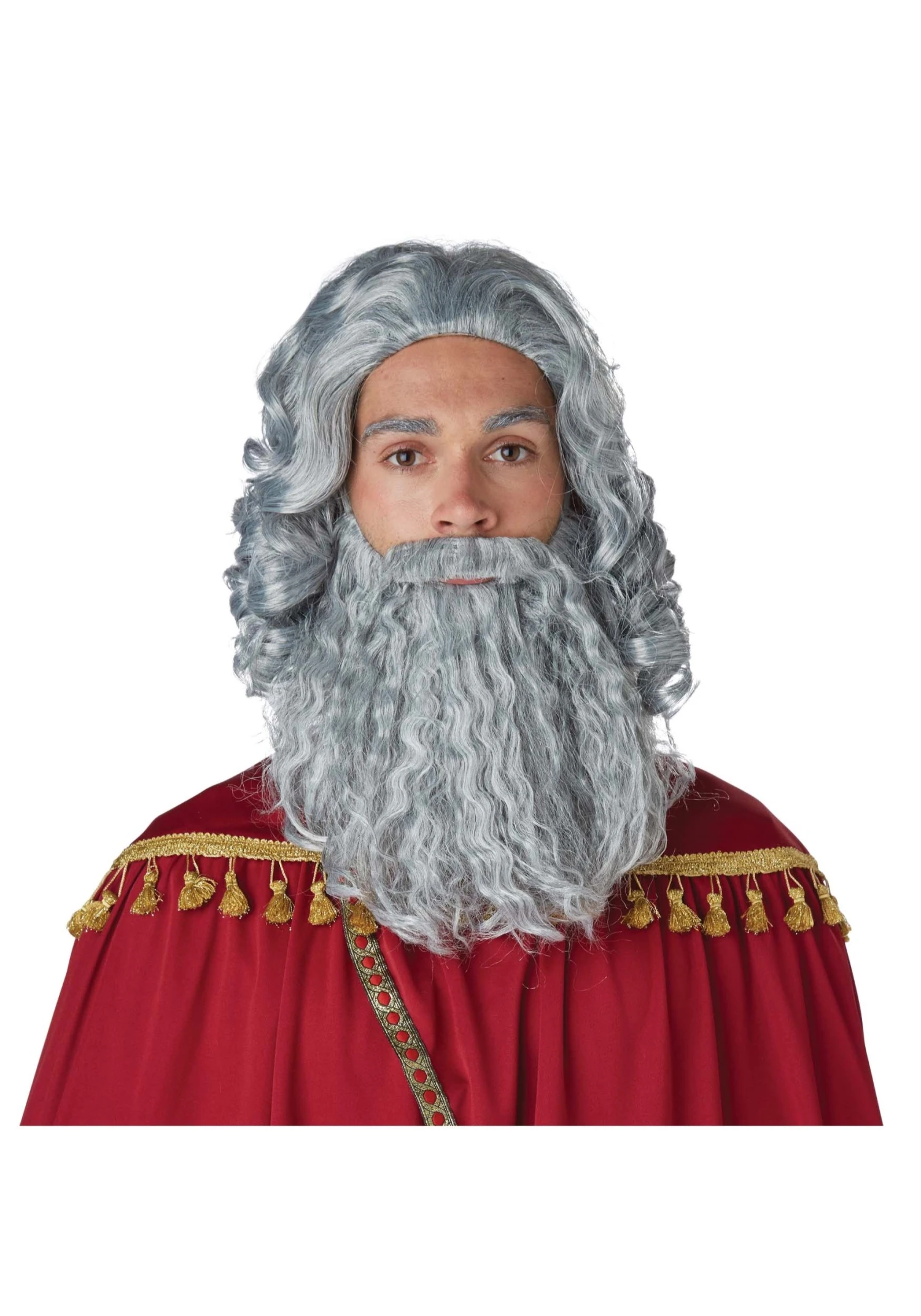 Wise Man Gray Wig And Beard For Men 3 Wise Man Gray Wig And Beard For Men