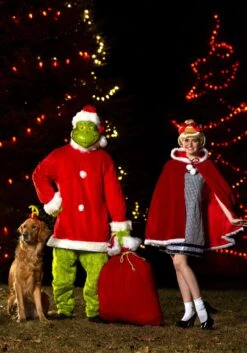 Dr. Seuss Cindy Lou Who Costume Dress For Women -Holiday Clothing Promotion Store womens christmas girl costume alt 7