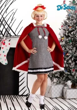 Dr. Seuss Cindy Lou Who Costume Dress For Women