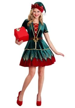 The Women's Deluxe Holiday Elf Costume