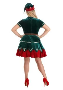 The Women's Deluxe Holiday Elf Costume 8 The Women's Deluxe Holiday Elf Costume -Holiday Clothing Promotion Store womens deluxe holiday elf costume alt 2