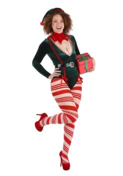 Women's Sexy Santa Elf Costume -Holiday Clothing Promotion Store womens sexy santa elf costume alt 1